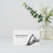 Carte De Visite Mécanique | Ingénieur | Garage (Debout devant)