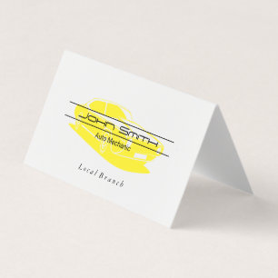 Carte De Visite Mécanique   Ingénieur   Logo de la voiture