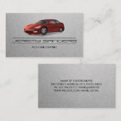 Carte De Visite Mécanique | Logo Auto Car (Devant / Derrière)