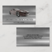 Carte De Visite Mécanique | Métal | Auto Car Services (Devant / Derrière)