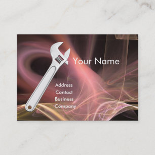 Carte De Visite MÉCANIQUE MÉTALLIQUE, MONogramme DE PLOMBRES