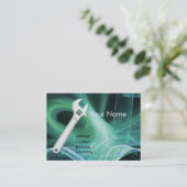 Carte De Visite MÉCANIQUE MÉTALLIQUE, MONogramme DE PLOMBRES (Debout devant)