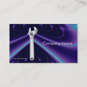 CARTE DE VISITE MÉCANIQUE MÉTALLIQUE, PLUMBES (Dos)