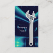 CARTE DE VISITE MÉCANIQUE MÉTALLIQUE, PLUMBES (Dos)