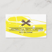 Carte De Visite Mécanique | Muscle Car | Wrenches (Devant)