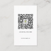 Carte De Visite Mécanique Professionnelle avec clé et spanner (Dos)