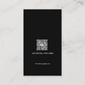 Carte De Visite Mécanique Professionnelle avec clé et spanner (Dos)