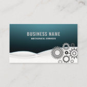 Carte De Visite Mécanique Professionnelle Élégante (Devant)