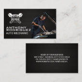 Carte De Visite Mécanique sur moteur (Devant / Derrière)