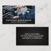 Carte De Visite Mécanique sur moteur (Devant / Derrière)