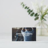 Carte De Visite Mécanique sur moteur (Debout devant)