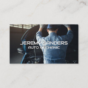 Carte De Visite Mécanique sur moteur