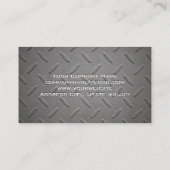 Carte De Visite Mécanique sur moteur | Acier (Dos)