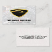 Carte De Visite Mécanique sur moteur | Logo Auto Sleek (Devant / Derrière)