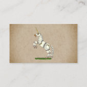 Carte de visite mécanique Unicorn (Dos)