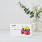 Carte De Visite Mechanic (Debout devant)