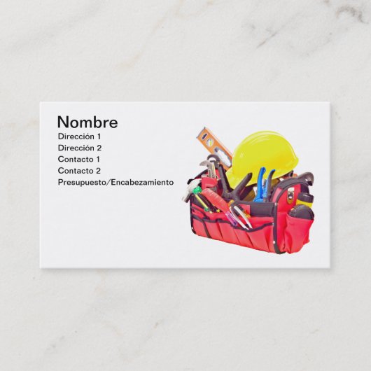 Carte De Visite Mechanic (Devant)
