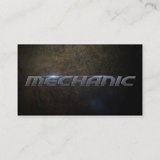 Carte De Visite Mechanic Business card