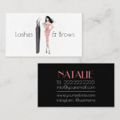 Carte De Visite Mèches et fronts (Devant / Derrière)