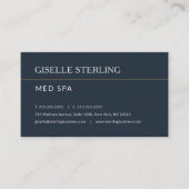 Carte De Visite Med Spa Office Appointment Reminder (Devant)