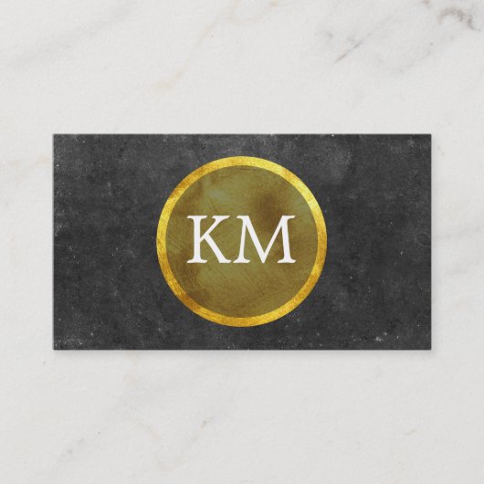 Carte De Visite Médaille d'or II | Deluxe, Ardoise (Devant)