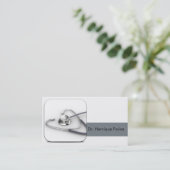 Carte De Visite Médecin (Debout devant)