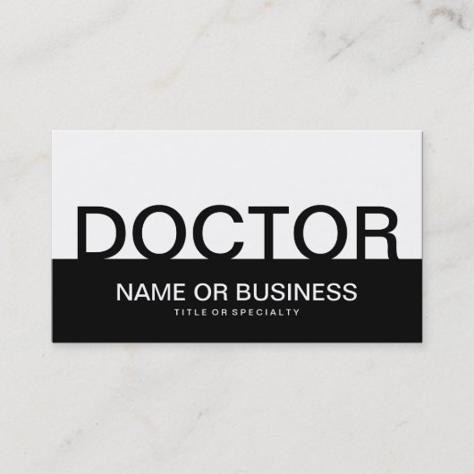 Carte De Visite médecin audacieux (Devant)