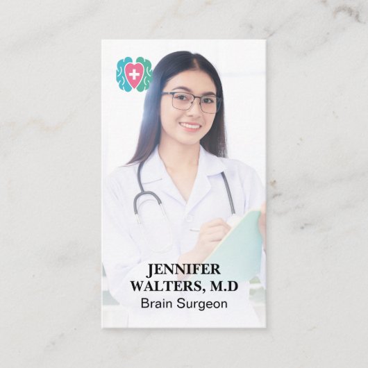 Carte De Visite Médecin avec Porte - bloc (Devant)