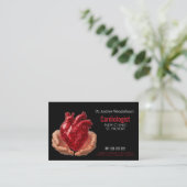 Carte De Visite médecin cardiologue (Debout devant)
