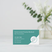 Carte De Visite Médecin de bureau Médicale (Debout devant)