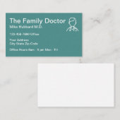 Carte De Visite Médecin de famille conception professionnelle (Devant / Derrière)