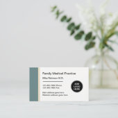 Carte De Visite Médecin de famille Médicale (Debout devant)