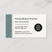 Carte De Visite Médecin de famille Médicale (Devant)