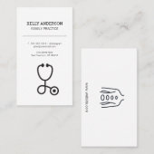 Carte De Visite Médecin de famille | Pratique MD (Devant / Derrière)