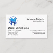 Carte De Visite Médecin dentiste de clinique dentaire professionne (Devant)