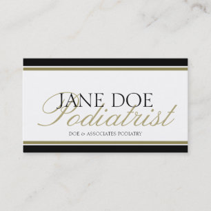 Carte De Visite Médecin Docteur MD Gold - En-tête disponible -