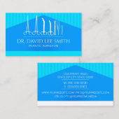 Carte De Visite Médecin en plastique / Médecin / Assistant de chir (Devant / Derrière)