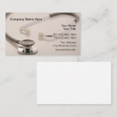 Carte De Visite Médecin et assurance (Devant / Derrière)