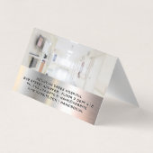 Carte De Visite Médecin examinateur femme enceinte (Dos)