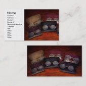 Carte De Visite Médecin - Optométriste - Tableau Optique (Devant / Derrière)