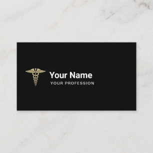 Carte De Visite Médecin Personnalisé Caducée Médical Infirmière