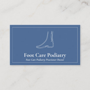 Carte De Visite Médecin podologue de soins de massage des pieds de