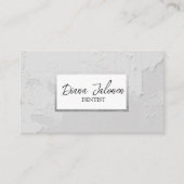 Carte De Visite Médecin-thérapeute dentiste Nomination Rappel (Devant)