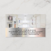 Carte De Visite Médecin utilisant la technologie | Logo Médicale (Dos)