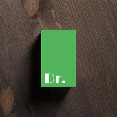Carte De Visite Médecin vert moderne Médecins de santé Médecins de
