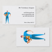 Carte De Visite Médecin vétérinaire (Devant / Derrière)