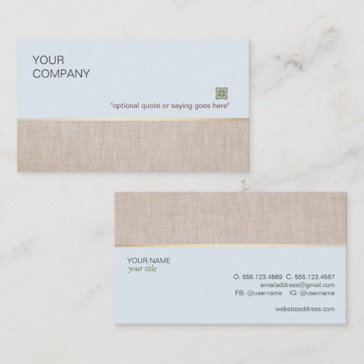 Carte De Visite Médecine alternative (Devant / Derrière)