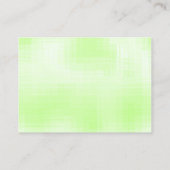 Carte De Visite Médecine alternative Légère Vert Caducée Grande (Dos)