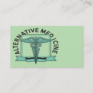 Carte De Visite Médecine alternative verte