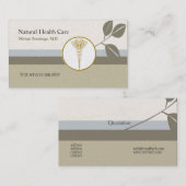 Carte De Visite Médecine classique de branche organique sage (Devant / Derrière)